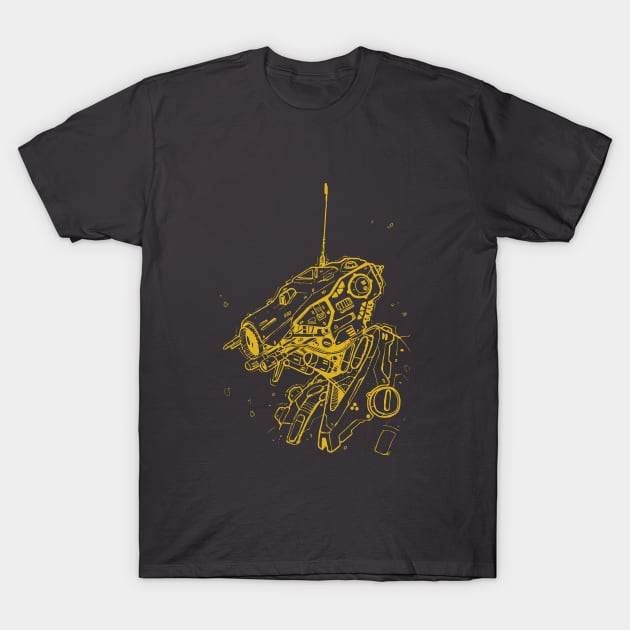 Police bot monitoring (light) T-Shirt by INKSPACE